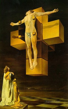 Cubismo Arte - Crucifixión Cuerpo Hipercúbico Cubismo Dada Surrealismo SD religioso cristiano